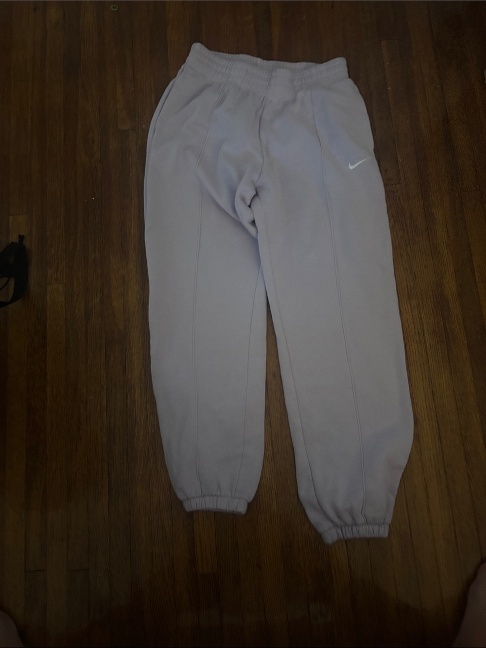 Nike Kids Light Lavender Sweatpants with Swoosh